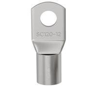 Lumonic 1x El cable tubular 120mm² en blanco | M12 | Cobre estañado | Conexión de cables sin soldadura | SC120-12, Terminal de cable de engaste, conector de engaste | Vehículo de motor, ingeniería mec