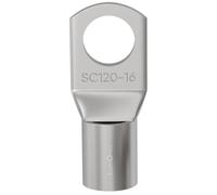 Lumonic 1x El cable tubular 120mm² en blanco | M16 | Cobre estañado | Conexión de cables sin soldadura | SC120-16, Terminal de cable de engaste, conector de engaste | Vehículo de motor, ingeniería mec