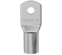 Lumonic 1x El cable tubular 150mm² en blanco | M10 | Cobre estañado | Conexión de cables sin soldadura | SC150-10, Terminal de cable de engaste, conector de engaste | Vehículo de motor, ingeniería mec