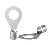 Lumonic 25x terminales de crimpar en blanco 10-16mm² I conector de crimpar M12 sin aislar I terminales de cable M12, terminal de cable tubular 10mm2 16mm2 terminales de anillo