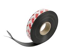 Lumonic 5m Cinta magnética | 20x1mm | Flexible, autoadhesivo, se puede cortar a medida, sin taladrar | Mosquitera, escuela y pizarra