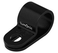 Lumonic Juego de sujetacables 100x P-Clip I 8mm Perfectamente adecuado para cables con un diámetro de 5/16" I También como: Pinza para cables, fijación de cables y abrazaderas para chasis