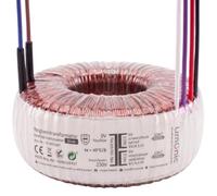 Lumonic transformador toroidal 50VA 2x6V para sistemas de audio, industriales, halógenos y carriles - tensión de entrada 230V - tensión secundaria 12V - modelo RSO-826018