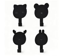 Lunaanda Ganchos Magnéticos, Juego de 4 Ganchos Magnéticos Potentes, Ganchos con Forma de Animales para el Baño, la Cocina y el Dormitorio