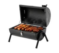 LUND 99929 Barbacoa Compacta de Carbón Portátil con Tapa, Negra