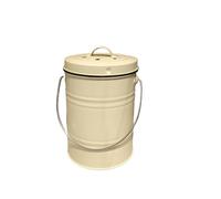 LuoAXINN Cubo de basura de jardín Contenedor de compost 3 litros con asa transporte reciclaje residuos alimentos for jardín