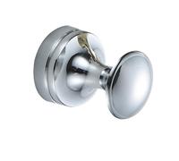 LuoAXINN Ganchos de latón para toallas Gancho de latón, montaje en pared, soporte for toallas un solo tornillo, accesorios baño, colgador gancho for ropa(Chrome)