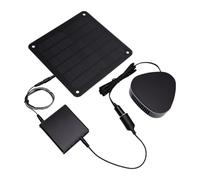 Luocute Calentador Solar Portátil de 30W con Protección contra | Ventilador de Calefacción para Automóvil de 30 W, Alimentado por Energía Solar, sin Necesidad de Batería, para Viajes en