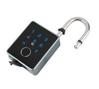 Luocute Candado de Aleación de Aluminio con Huella Digital y Acceso | Cerradura biométrica sin llave con huella digital, control de aplicaciones, para gimnasio, escuela, oficina