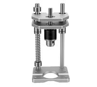 Luocute Guía de Broca Portátil, Aleación de Aluminio 6061 de de 3,8 Pulgadas con Portabrocas 3/8 24UNF, para Carpintería y Perforación de Orificios Rectos en Perfil de Aluminio