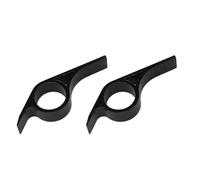 Luocute Hitch Cover Pry Bar Set, 2 Pcs Aluminium Alloy Removal Tools | Herramienta de palanca para quitar la cubierta del enganche, extracción no destructiva para reparación de automóviles,