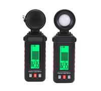 Luocute Medidor de Luz Portátil, Luxómetro Digital con Pantalla LCD Retroiluminada, 0 a 200000 Lx, for Medición de Iluminación Ambiental