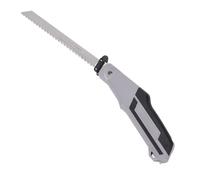 Luocute Mini Sierra Recíproca con Hojas de Acero Inoxidable de Dientes Finos, Empuñadura Ergonómica y Apoyo para el Pulgar, Ideal para Cortar Paneles de Yeso, Metal, Madera y Plás