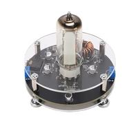 Luocute Placa Controladora de Medidor VU, Monitor de Música con Pastilla de Tubo Electrónico con Indicador de Nivel de Espectro de Sonido LED Azul Hielo, para Configuración de Sonido de