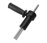 Luocute Punzón Neumático para Martillo Rotativo SDS Plus | 18 Púas de Acero Aleado, Uso para Decapado de Pintura, Bloqueo Antideslizante Ajustable para Martillos Estándar, 18 Agujas