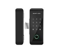 Luocute TY WiFi Cerradura Inteligente, Cerradura de Puerta de Entrada sin Llave con Huella Digital con Control Remoto de Aplicación y Bloqueo Automático, para Puerta de Madera, Metal y