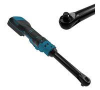 luolety Llave de trinquete inalámbrica para batería Makita de 18 V, llave de trinquete eléctrica extendida de 16 cm de largo, herramienta eléctrica con luz LED, 600 RPM, 80 N.m