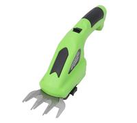 Luqeeg Cizalla de Césped Inalámbrica, Cortasetos de Mano 2 en 1, Cortadora de Cuchillas de Acero de Doble Acción con Batería Recargable USB de 7,2 V, Ideal para Jardín, Césped y Arbustos