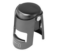 LURCH 240780 Tapón para botellas de champán y champán para cierre hermético y antigoteo, gris ahumado