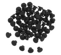 Lurrose 100 Tapones de Silicona Redondos para Agujeros de Estantes y Cubiertas de Tornillos para Muebles, Fácil Instalación y Tacto Cómodo, Uso en Hogar y Oficina