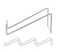 Lurrose 4 botelleros metálicos para encimera - Botellero pequeño de Mesa - Soporte Expositor Mini para armarios de Cocina y mesas de Bar