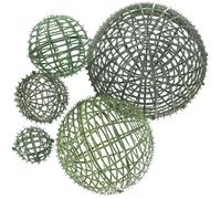 Lurrose 5 soportes para bolas de césped y flores, estantes esféricos de