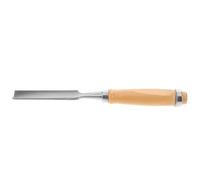 Lurrose Cincel Curvo para Tallar Madera de 18mm Acabado Pulido, Acero de Alto Carbono y Mango de Madera, Adecuado para Proyectos de Carpintería y Tallado Artesanal