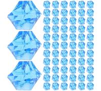 Lurrose Cubitos de Hielo y Diseño Irregular Acrílicos Falsos Reutilizables 450 Alto Efecto de Simulación para Decoración y Accesorios Fotográficos