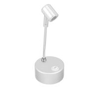 Lurrose Foco LED de pie para armario, 3 W, 7'', 6000 K/3000 K