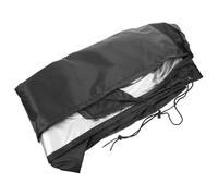 Lurrose Funda Protectora para Silla Colgante Tipo Huevo Funda para Silla de Huevo Poliéster Negro para Columpio y Colgante de Jardín y Patio