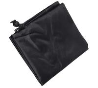 Lurrose Funda Protectora para Tanque de Gas Pequeña de 210d Oxford Resistente al Agua con Diseño de Cordones para Camping al Aire Libre Negro