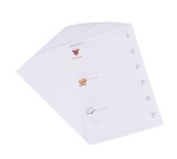 Lurrose Papel de Repuesto A7 para Cuadernos de 6 Anillas, Paquete de Sueltas de Papel para Uso Escolar Casa, Adecuado para Tomar Notas y Journaling