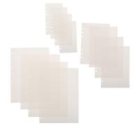 Lurrose Recambios para Cuadernos de Hojas Sueltas Papel de Planificador de 6 Agujeros Papel Blanco de Relleno Resistente al Sangrado de Tinta para Diario y Apuntes en Clase