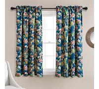 Lush Decor Dolores - Cortina de Filtro de luz para Ventana, 52 x 63 + 2 Unidades