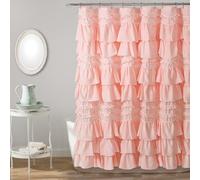 Lush Decor Kemmy Cortina de Ducha, ^^, 72 Inches x 72 Inches