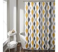 Lush Decor, Oro y Gris., 72 Inches x 72 Inches
