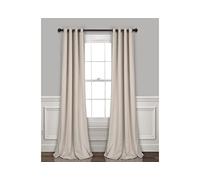 Lush Decor Par de Paneles de Cortinas Opacas aisladas con Ojales, 52 Pulgadas de Ancho x 84 Pulgadas de Largo, Trigo
