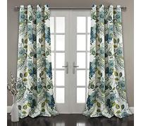 Lush Decor Par de Paneles de Cortinas para Ventana con Estampado de Cachemira Floral, 132.1 cm de Ancho x 213.3 cm de Largo, Color