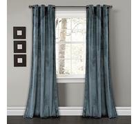 Lush Decor Prima Velvet Solid - Cortinas de Terciopelo Liso, 274 x 96,5 cm, Bloque de Color, Filtro de luz, para Sala, Comedor, Dormitorio (par), L