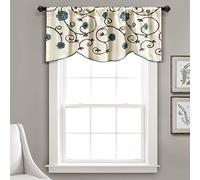 Lush Decor Royal Garden Window Treatment Valance, Blue