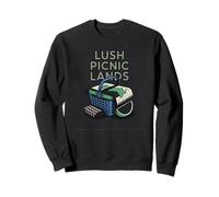 Lush Picnic Lands Basket Actividades al Aire Libre Amante Aventura Sudadera