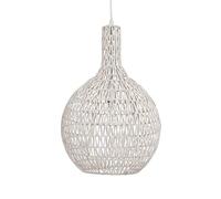 LUSSIOL Rodia Luminaria, suspensión, araña, lámpara Colgante, 60 W, Blanco, ø 33 x H 54 cm