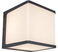 LUTEC, aplique exterior LED, 3000 K, 24 W, IP54, color antracita