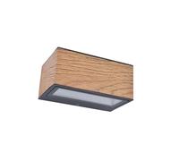 LUTEC GEMINI, superficie, rectangular, 4000 K, IP54, gris