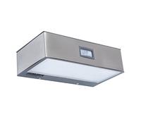 lutec p9085 a + +, LED de exterior aplique Brick, cromo, plata, 18 x 5 x 10 cm