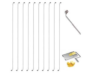 LUTER 10 Piezas de Cheese Slicer Wire, 14cm Alambres Recambio Corta Queso Alambres Corta Queso para Rebanar Quesos Blandos, Patés
