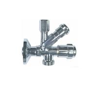 LUTH Premium Profi Parts Válvula de esquina combinada de 1/2" x 10 mm con conexión de dispositivo compatible con Grohe 41073000