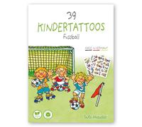 Lutz Mauder 39 tatuajes infantiles de fútbol hipoalergénicos, fabricados en Alemania, veganos, sin plasica, seguros