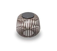 LUUK Studio Linterna Solar LED, Lámpara de mesa USB-C, Marrón Nogal, S