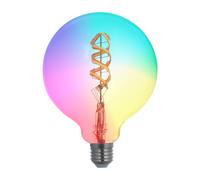 LUUMR Smart LED, E27, G125, 4 W, RGB, Tuya, WLAN, transparente, CCT EC:EPREL:1870818